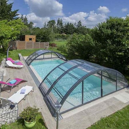 Au Coeur Du Bien Etre, chambre d'hôtes avec piscine chauffée et couverte, SPA, sauna, massages Monteaux Exterior foto
